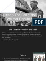 History II - Hitler & The Fall of The Weimar Republic and The Third Reich