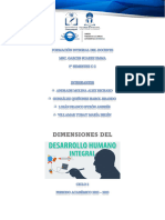 7.2. Dimensiones Del Desarrollo Humano Integral