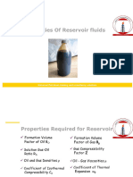 Properties of Reservoir Fluid