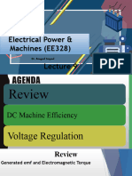 Lecture9 Regulation and Effecieny of Electomechnical