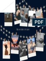 Collage de Album Polaroid Azul