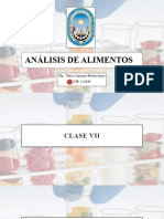 Análisis de Alimentos Clase 07