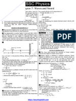 SSC English Version Physics Note Chapter 7 Waves and Sound