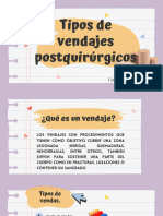 Tipos de Vendajes Postquirúrgicos