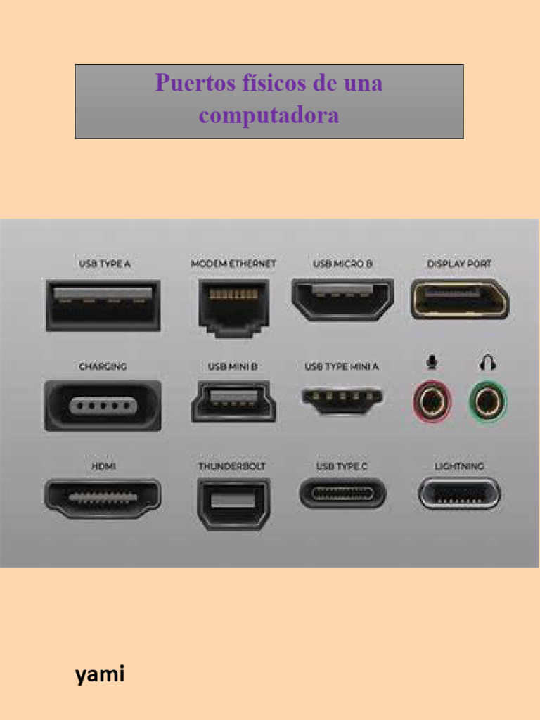 Tipos de Entrada | PDF | Hdmi | USB