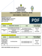 Plano Quinzenal de LP de 23 de Outubro A 03 de Novembro de 2023 - Turmas 903 e 904 - Prof Marcelo Andrade