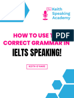 Correct Grammar in IELTS Speaking