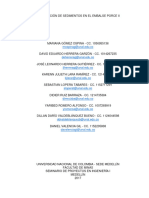 DISTRIBUCIÓN DE SEDIMENTOS EN EL EMBALSE PORCE II - Entrega Final