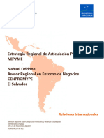 Estrategia Regional de Articulacion de Mipyme Centroamerica