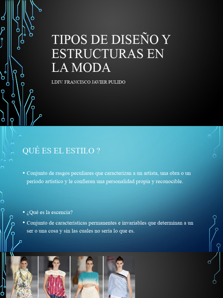Tipos de Diseño y Estructuras en La Moda | PDF