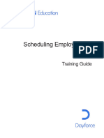 Scheduling Employees For Work - Training Guide - 610201