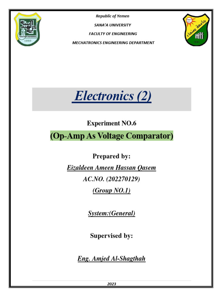 OpAmp Comparator PDF