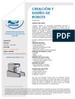 CREACIÓN Y DISEÑO DE ROBOTS v.3.0