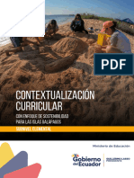 Contextualizacion Curricular para Galapagos Subnivel Elemental