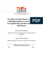 The Effect of Public Debt On Growth in Multiple Regimes