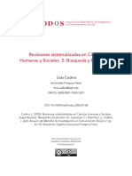 Codina, L. (2020) - Revisiones Sistematizadas en Ciencias Humanas y Sociales. 2 - Búsqueda y Evaluación