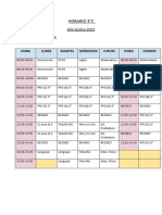 HORARIO 8C Jose