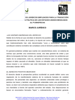 Glosario de Terminos Juridicos Empleados para La Traducción de La Constitución Política de Los Estados Unidos Mexicanos Al P'Urhepecha