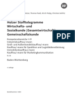 Holzer Stofftelegramme Wirtschafts-Und Sozialkunde (Gesamtwirtschaft), Gemeinschaftskunde