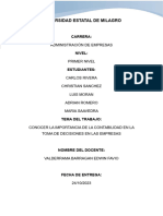 La Importancia de La Contabilidad en Las Organizaciones