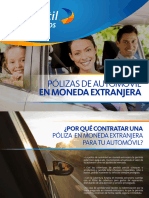 Brochure Póliza de Automóviles en Moneda Extranjera