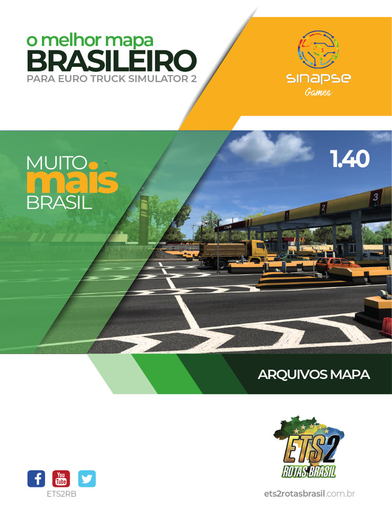 Euro Truck Simulator 2 + Mapa Brasileiro E Brindes