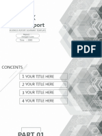 Simple Work Report Powerpoint Template