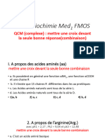 TD de Biochimie Med1 FMOS