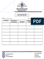 P1agu-Fr-006-Quality Objectives Form