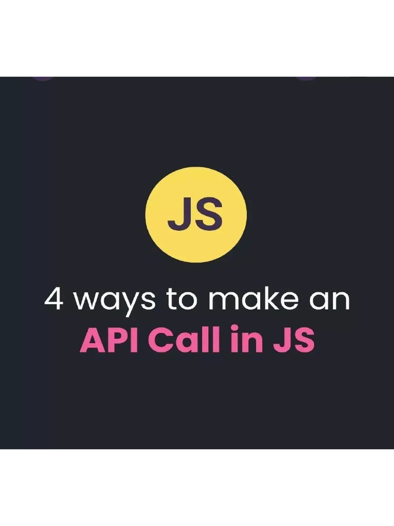 APIs Call in JS | PDF