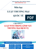 Chuong 5 Luat Wto Trong Linh Vuc Thuong Mai Dich Vu