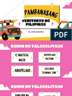 Aralin 2 - Ang Pambanasang Teirtoryo NG Pilipinas