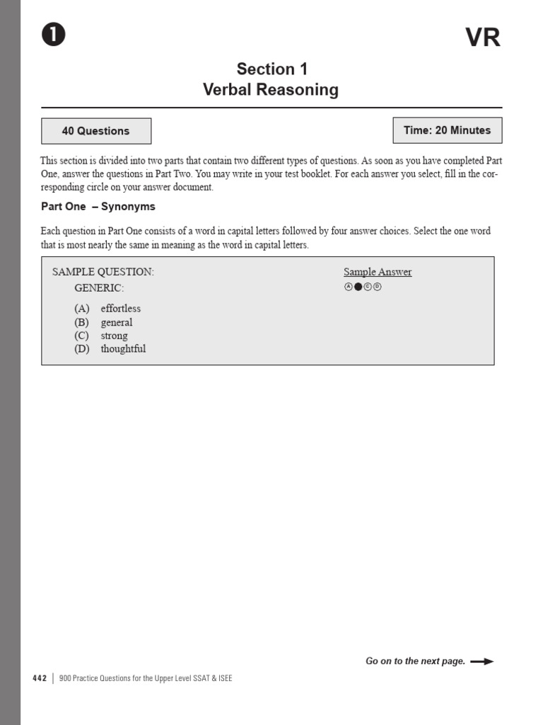 Free Isee Practice Test Pdf