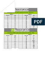 77 NMTC 2013 Answer Key