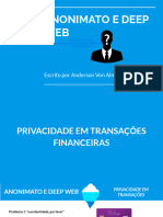Aula 9 - Privacidade em Transações Financeiras