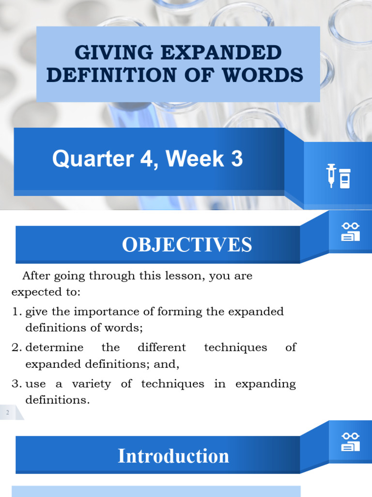 Quarter 4 week 3 giving expanded definition of words pdf