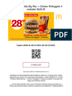 Cupom mcdonalds