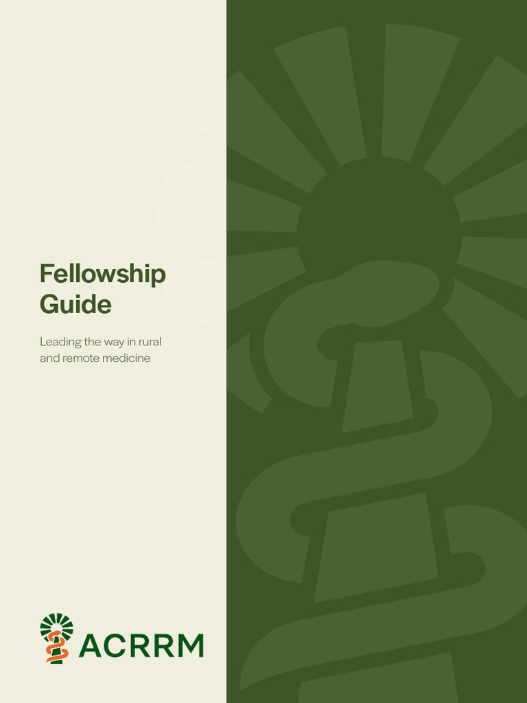 ACRRM Fellowship Training Overview | PDF | Self-Improvement | Science ...