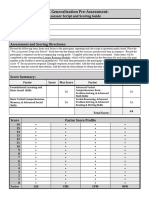 PEAK G PA Pre-Assessment