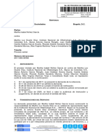 Martha Isabel Núñez García Contra Martha Luz Duarte y Otros