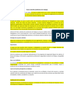 Pacto Colectivo de Condiciones de Trabajo Es El Que Se Celebra Entre Uno o Varios Sindicatos de Trabajadores y Uno o Varios Patronos