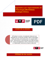 S09.s1 Diagnóstico Por Especialidades de La Psicología. (Morbilidad) Psicología Clínica