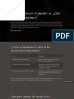 Las Prestaciones Alimentarias Que Son y para Quienes