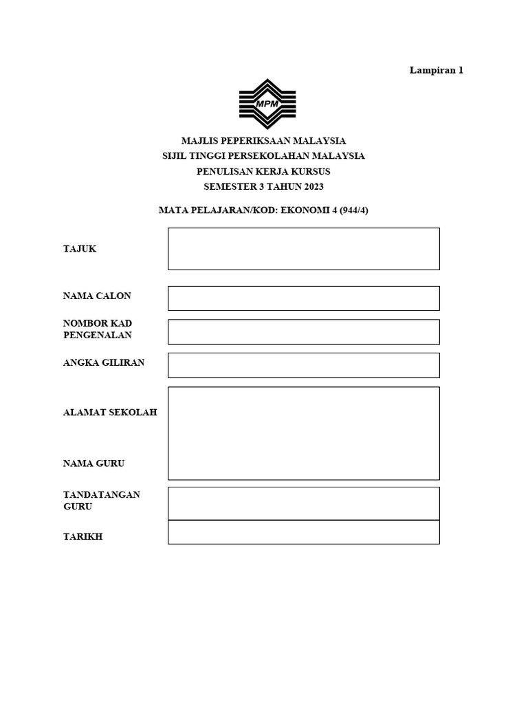 Template KK Eko | PDF