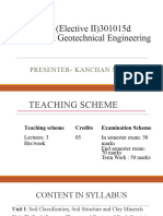 TE Elective II Advanced Geotechnical Engineering