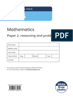 Year 6 Mathematics 2022 Spring White Rose Reasoning Problem Solving Paper 2