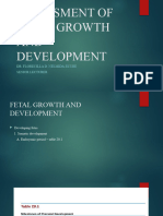 Assessment of Fetal Growth and Development Fdne
