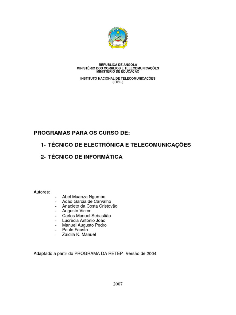 Retep 2007 | PDF