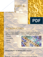 Monetary & Fiscal Policy