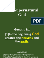 The Supernatural God